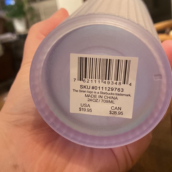 Starbucks ice purple matte grid - Picture 3 of 3
